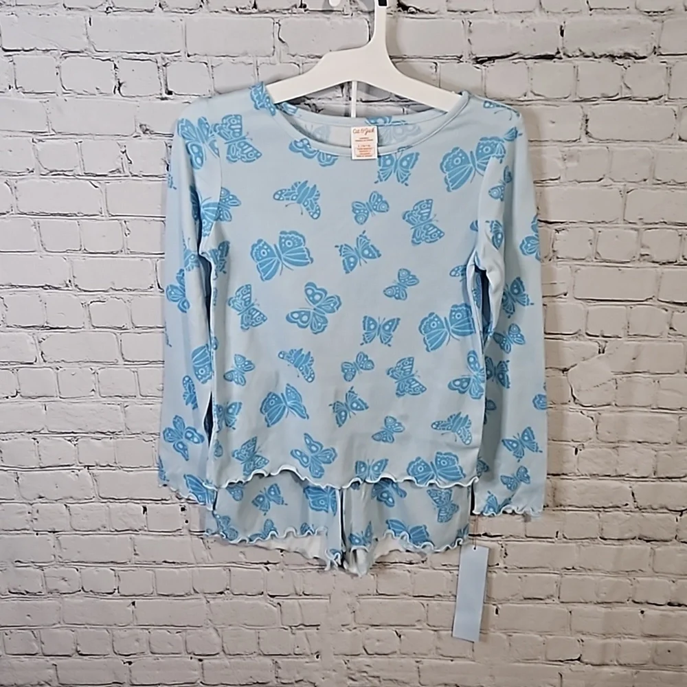 Cat & Jack butterfly pajama set